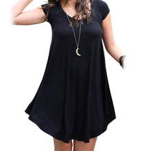 Women Dress Casual Irregular Loose A Line Short Sleeve Party Cocktail Mini Dress vestidos femininos IMY66