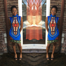 Women Dress African Print Sleeveless Package Hip Tank Tops Dress Casual Print Dress Vestidos femininos IMY66