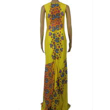 Women Dress Sexy Front Hollow Traditional African Print Dresses Casual Sleeveless Party Long Maxi Dress vestidos IMY66