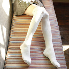 Women Cotton Thigh High Stockings Solid Warmer Soft Over Knee stockings female Sexy Stockings For Girl IMY66