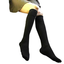 Women Cotton Thigh High Stockings Solid Warmer Soft Over Knee stockings female Sexy Stockings For Girl IMY66