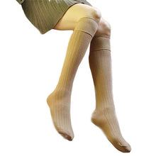 Women Cotton Thigh High Stockings Solid Warmer Soft Over Knee stockings female Sexy Stockings For Girl IMY66