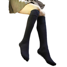 Women Cotton Thigh High Stockings Solid Warmer Soft Over Knee stockings female Sexy Stockings For Girl IMY66