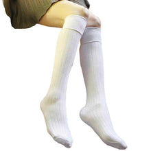 Women Cotton Thigh High Stockings Solid Warmer Soft Over Knee stockings female Sexy Stockings For Girl IMY66