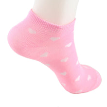 Candy Color Women Casual Cotton Cute Love Heart Ankle Crew s Socks For Women IMY66