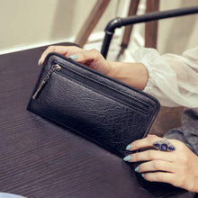 carteras mujer Women Ultrathin Zipper Long Purse Wallet Small Fresh Wallet Mobile Phone Bag portefeuille femme IMY66