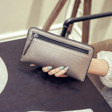carteras mujer Women Ultrathin Zipper Long Purse Wallet Small Fresh Wallet Mobile Phone Bag portefeuille femme IMY66