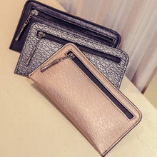 carteras mujer Women Ultrathin Zipper Long Purse Wallet Small Fresh Wallet Mobile Phone Bag portefeuille femme IMY66