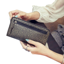 carteras mujer Women Ultrathin Zipper Long Purse Wallet Small Fresh Wallet Mobile Phone Bag portefeuille femme IMY66