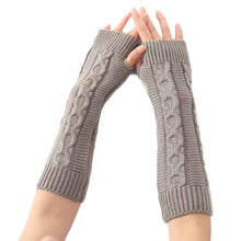 hommes designer 6 Colors Hemp Flowers Fingerless Gloves Knitted Long Gloves Guanti invernali Women Glove IMY66