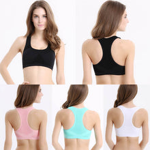 Women Crop Tops Yo-ga Bras Female Seamless Racerback Padded Vest Fitness 4 colors High Quanlity IMY66