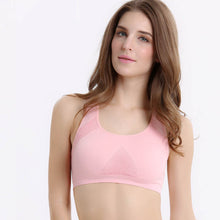 Women Crop Tops Yo-ga Bras Female Seamless Racerback Padded Vest Fitness 4 colors High Quanlity IMY66