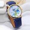 relogio feminino Women Watches Flower Floral Printed Reloj PU Leather Band Quartz Watches Retro Ladies Wristwatch Clocks IMY66