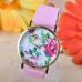 relogio feminino montre femme GENEVA Rose Flower Watches Women Dress Watch Lady Casual Reloj Quartz Watches IMY66