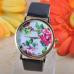 relogio feminino montre femme GENEVA Rose Flower Watches Women Dress Watch Lady Casual Reloj Quartz Watches IMY66