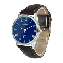 relogio masculino Geneva Men Watch Dress Watch Blue Ray Glass Quartz Analog Wrist Watch Watches erkek kol saati IMY66
