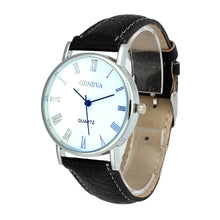 relogio masculino Geneva Men Watch Dress Watch Blue Ray Glass Quartz Analog Wrist Watch Watches erkek kol saati IMY66