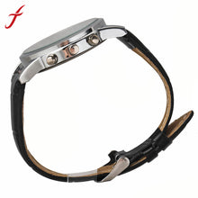 relogio masculino Luxury Men Watches Business PU Leather Three Eyes Band Quartz Wristwatch For Men Clock Hour IMY66