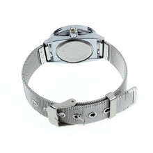 relogio masculino Men Women Quartz Watch Simple Stainless Steel Mesh Band Wrist Watch Bracelet Watches relogio feminino IMY66