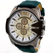 relogio masculino Men's Watch Luxury Top Men Watch s Stainless Steel Case Quartz Dial PU Leather Wrist Watch IMY66