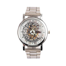 relogio masculino luxury Dress watches men Steel Strip Mechanical Gear Gold Business clock men horloges mannen IMY66