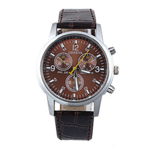 relogio masculino relogio feminino Geneva Unisex Dress Watch Women Men PU Leather Band Dial Quartz Wrist Watches IMY66