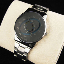 relojes hombre Men's Watch Sliver Stainless Steel Band Quartz Men Wrist Watches relogio masculino IMY66