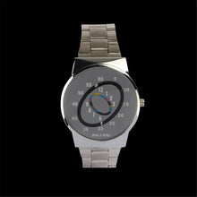 relojes hombre Men's Watch Sliver Stainless Steel Band Quartz Men Wrist Watches relogio masculino IMY66