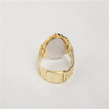 relojes hombre Luxury Men Watch Stainless Steel Wrist Gold Bracelet Quartz Big Dial Watch relogio masculino IMY66