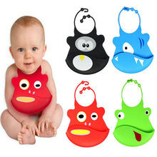 Cartoon Skin Baby Infant Bibs Eat Solid Convenience Health Silicone Waterproof Bib Towel IMY66
