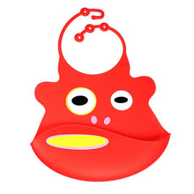 Cartoon Skin Baby Infant Bibs Eat Solid Convenience Health Silicone Waterproof Bib Towel IMY66