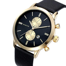 Men Casual Waterproof Date Watch Leather Military Japan Business Watch Accurate Time Dress Watches IMY66