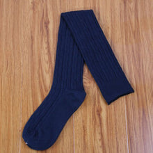 5 Colors Cotton Blends Women Girls Knit Over Knee Thigh Spiral Pattern Weave High Socks IMY66