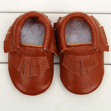 Baby Tassel Soft Sole Cow Leather Shoes Infant Boy Girl Toddler Moccasin IMY66