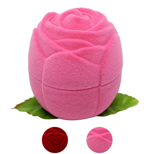 Rose Wedding Earring Ring Pendant Jewelry Display Box IMY66