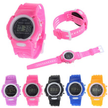 Kids Student Time Clock Electronic Digital Watch LCD Display Teenager Wristwatch for Your Girls Boys IMY66