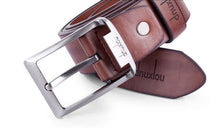 Luxury Mens Leather Single Prong Belt Business Casual Dress Metal Buckle IMY66