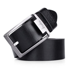 Luxury Mens Leather Single Prong Belt Business Casual Dress Metal Buckle IMY66