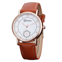 Geneva Business Mens Dress Watches Retro Casual PU Leather Band Alloy Quartz Wrist Watch relogios masculino montre homme IMY66