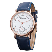 Geneva Business Mens Dress Watches Retro Casual PU Leather Band Alloy Quartz Wrist Watch relogios masculino montre homme IMY66