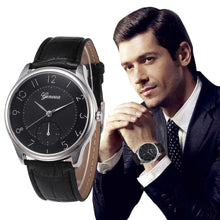 Geneva Business Mens Dress Watches Retro PU Leather Band Analog Alloy Quartz Wrist Watch relogios masculino Clocks IMY66