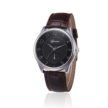 Geneva Business Mens Dress Watches Retro PU Leather Band Analog Alloy Quartz Wrist Watch relogios masculino Clocks IMY66