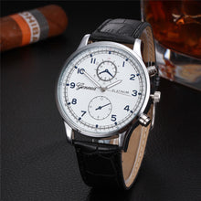 Geneva Luxury Mens Dress Watch Retro PU Leather Band Alloy Quartz Wrist Watches relogios masculino Montre Homme IMY66