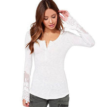 Lace Blusas Women Sheer Embroidery Floral Crochet Lace Blouse Sexy Tops Blusas Shirt Clothing Feminina S-2XL IMY66