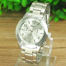 Ladies Women Girl Unisex Stainless Steel Waterproof Quartz Watch Luxury Bracelet Dress Watch Round Analog Wristwatches IMY66