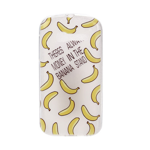 Lovely Bananas Pattern Soft TPU Back Cover For Alcatel One Touch POP C5 Case Protective Shell IMY66