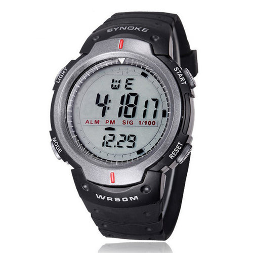 Men Waterproof Outdoor s Digital Watches Luminous LED Display Quartz Alarm Date Multifunctional Wrist Watch IMY66