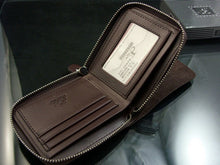 Mens Leather ID Card Holder Billfold Zip Purse Wallet Handbag Clutch IMY66
