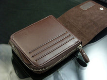Mens Leather ID Card Holder Billfold Zip Purse Wallet Handbag Clutch IMY66