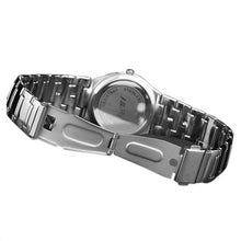 Luxury Rhinestone watches Men Single Calendar Full Tungsten Steel Date Quartz Wrist Watch relojes hombre IMY66